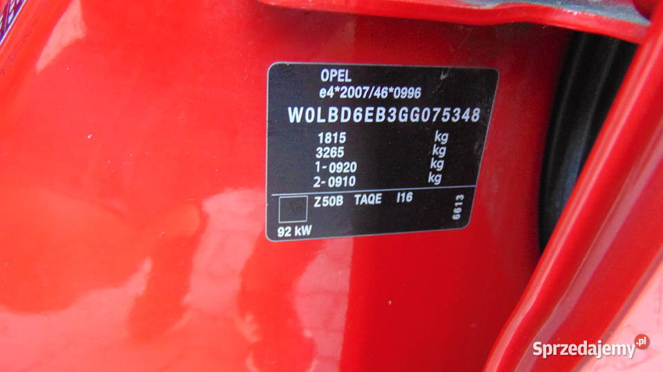 Opel Astra K 14 Benzyna Niski Przebieg 117 Super