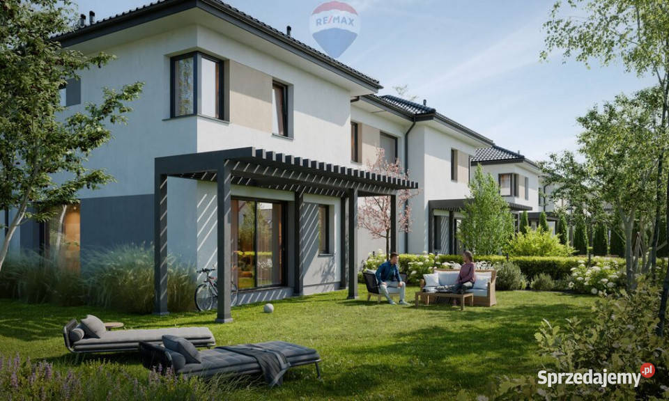 Nowoczesny dom bliźniak w Łazach 11A Liczba pokoi 5 Sprzedaż mazowieckie Łazy