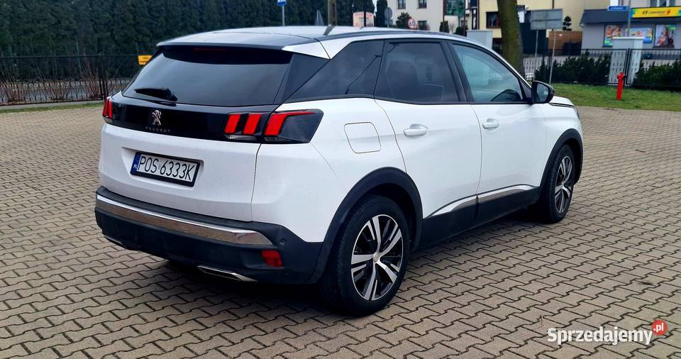 Biały Peugeot 3008 ll 12 benzyna zadbany 2016 r 1200cm3 Sieroszewice sprzedam