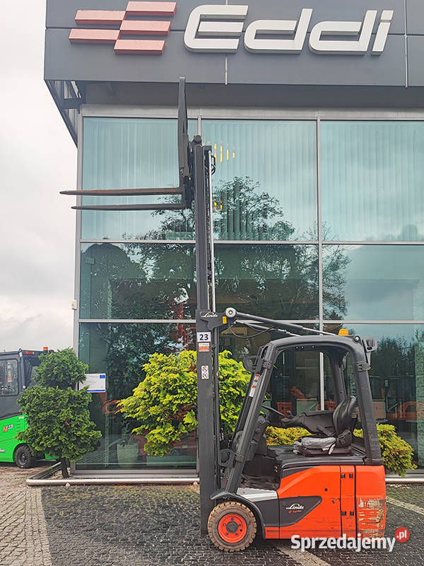 Wózek widłowy elektryczny Linde E1402 hilo 334 m Kęty