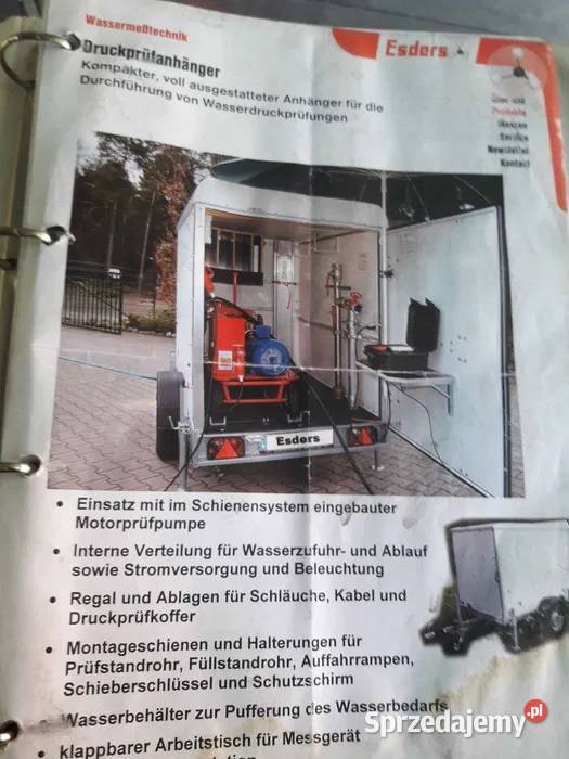 Pompa Esders nurnikowa tłoczkowa testowa wuko Tarnów