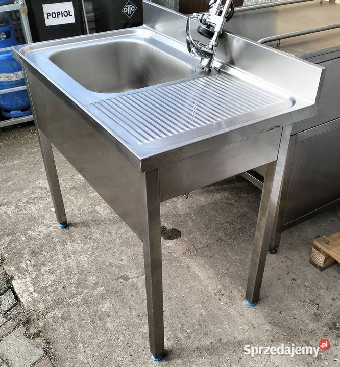 Zlew 1komorowy gastronomiczny 100x60x85 Słupia Kapitulna