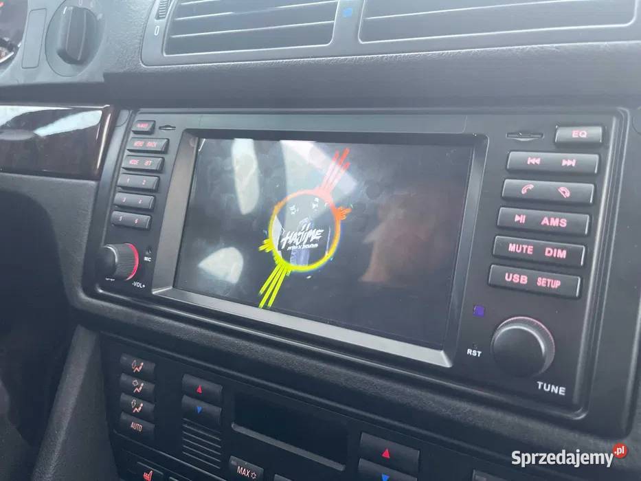 Radio 2din Android 12 BMW E39 X5 wifi Bluetooth Ożarowice