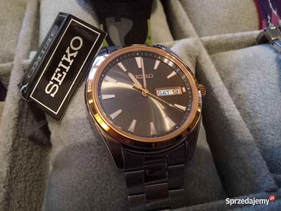 Seiko SUR344P1 piękny zegarek klasy fabrycznie