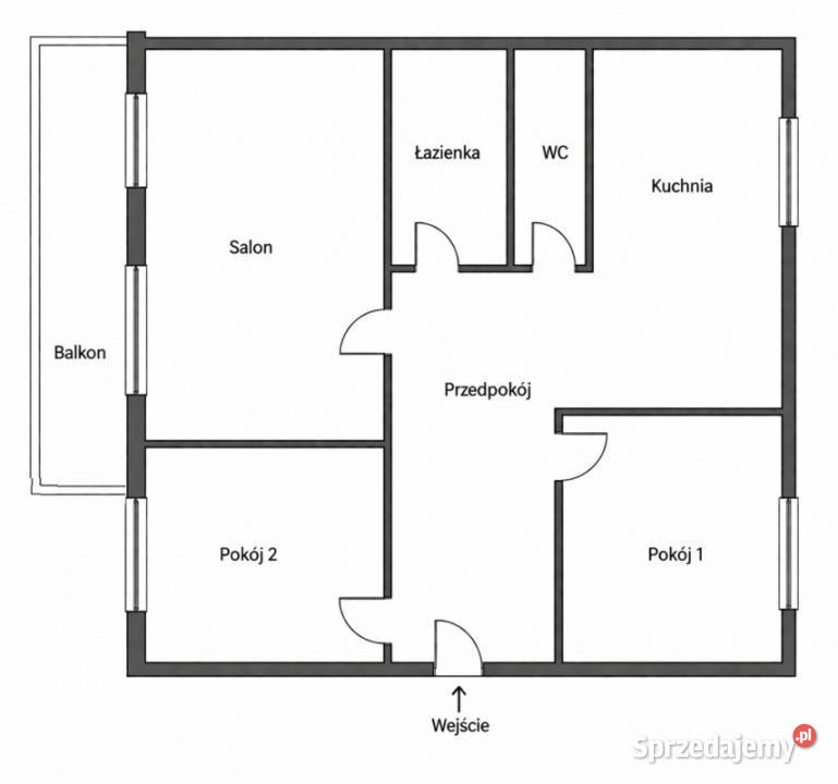 Mieszkanie 62m2 plaża jezioro las jasne Ostróda sprzedam