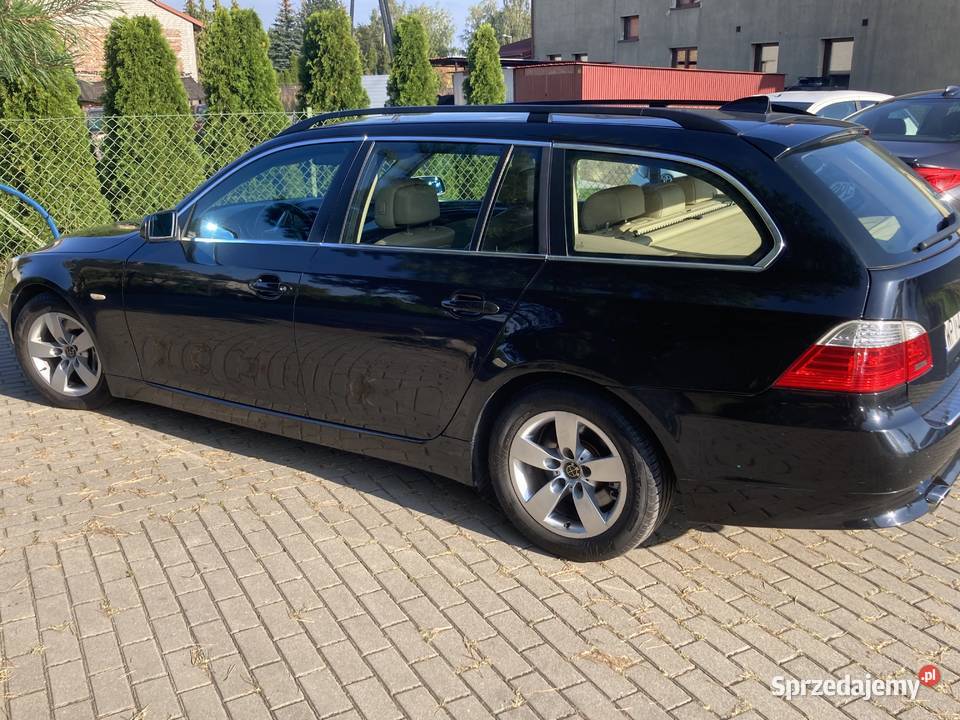 BMW 520d KOMBI czarny mazowieckie sprzedam