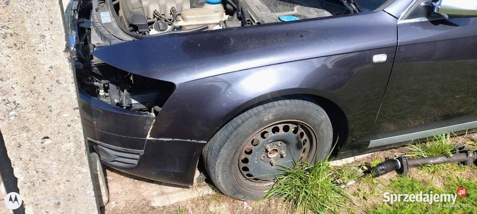 Audi A6 C6 4F błotnik lewy strona kierowcy dolnośląskie Lubin