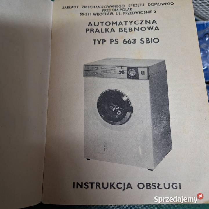 instrukcja pralki PD podkarpackie