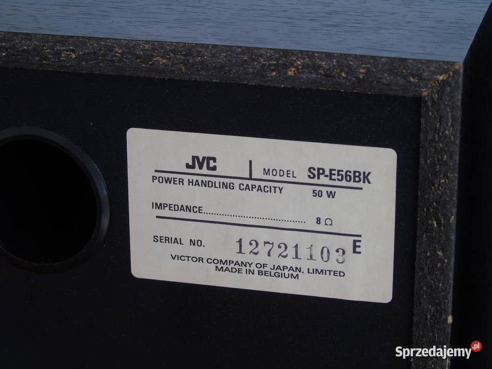 Świetne kolumny stereo JVC 8 ohm 2x 50 wat Jasło