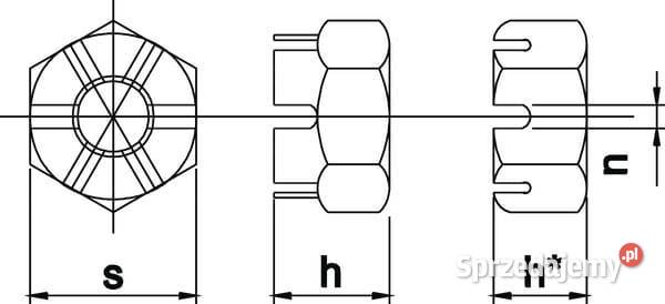 Zestaw nakrętek osi 702 9RDF7090 Kamionna