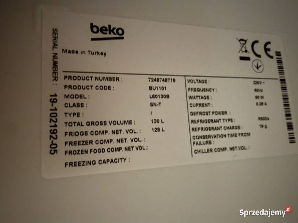 Lodówka pod zabudowę sprzedam