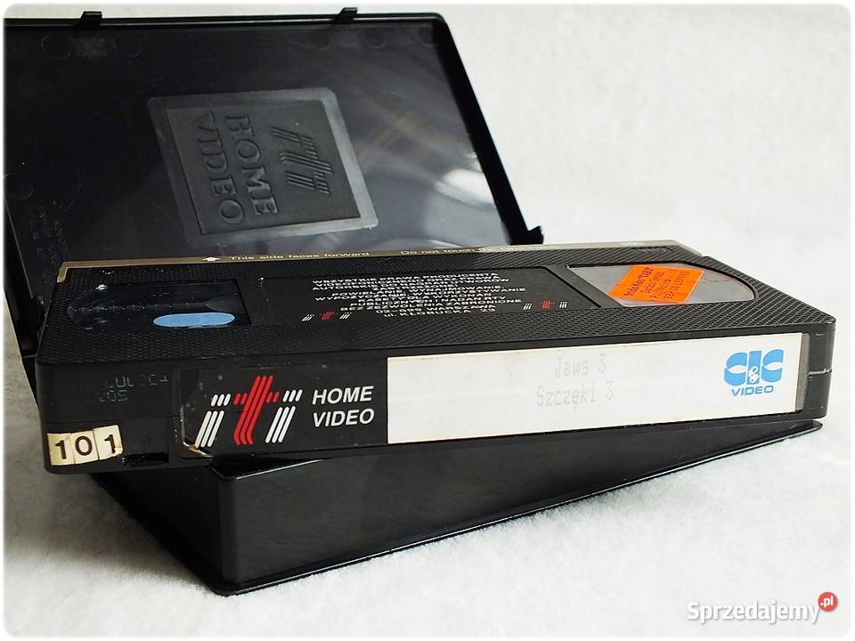 Kaseta VHS Film Szczęki 3 Film na Video ORYGINAŁ Żary