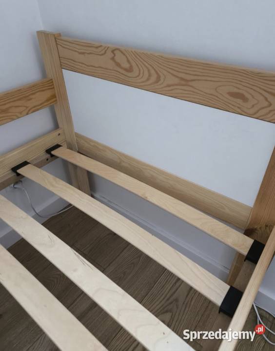 Drewniane łóżko dziecięce sosna 80x190 Pęgów