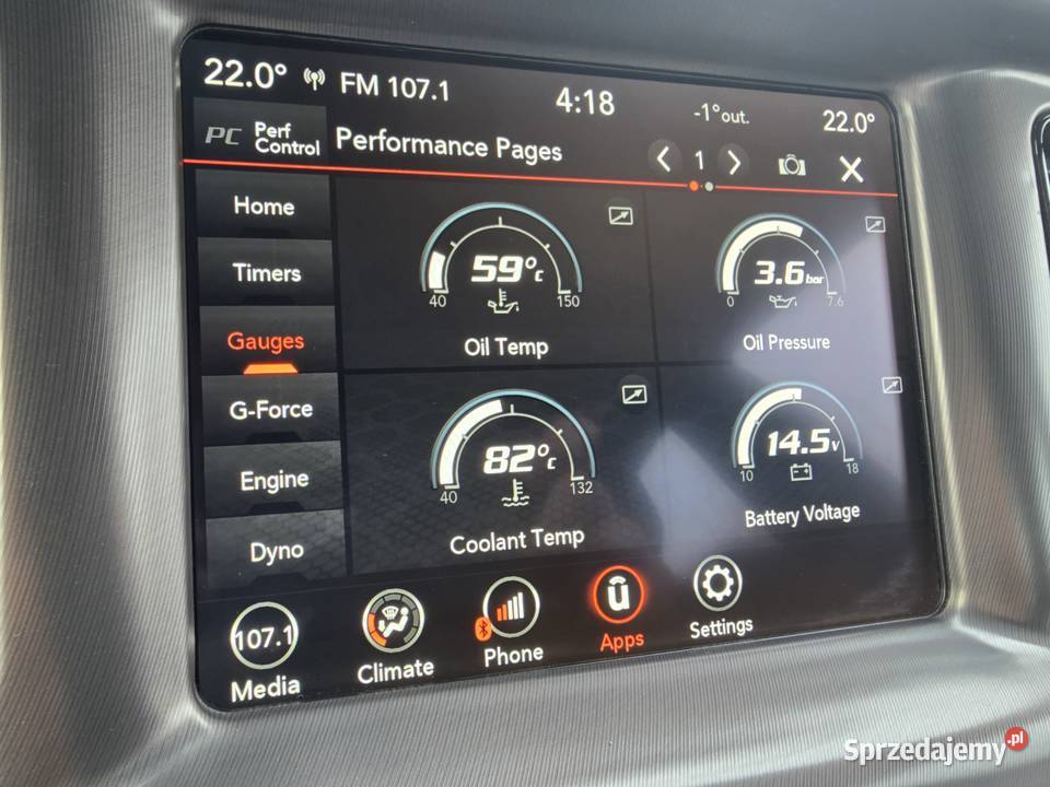 Dodge Charger RT 2021 Bezwypadkowy głośny wydech 375KM Charger Pleszew