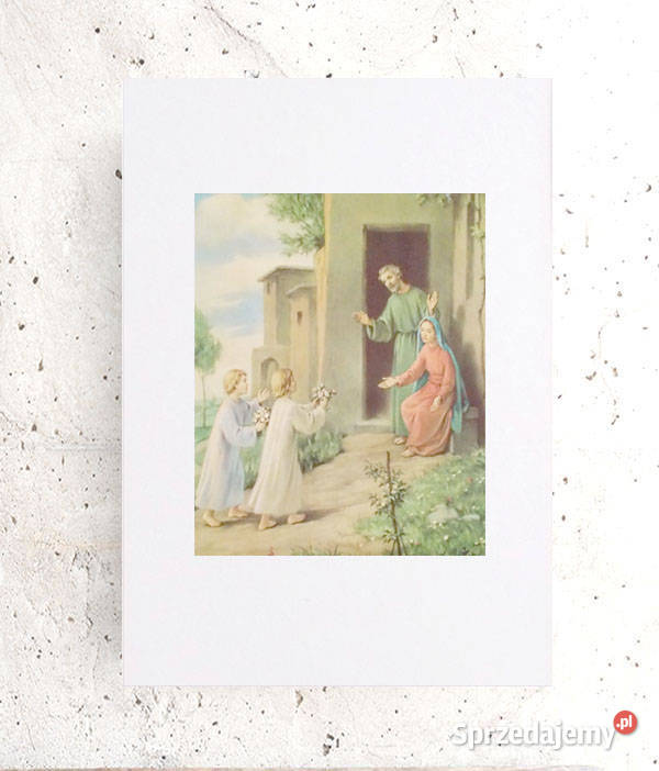 retro obrazek biblijny vintage plakat religijny Obrazki i obrazy