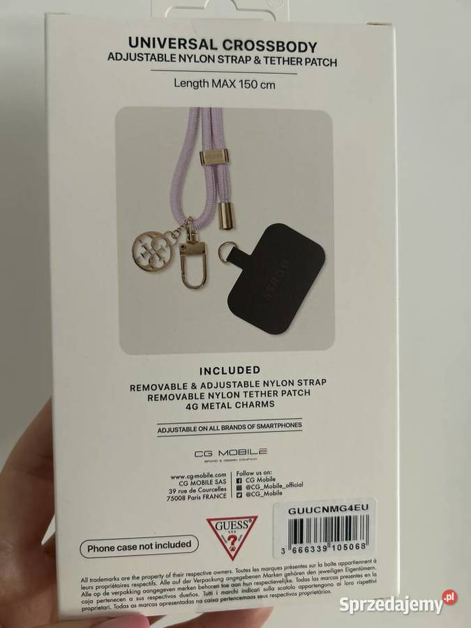 Guess smycz do telefonu nowa oryginalna z charms dolnośląskie Wrocław