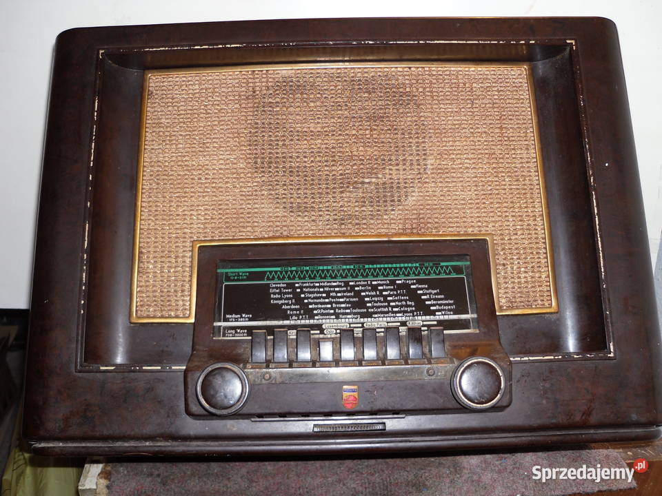 Radio lampowe Philips 680A/15 1939r