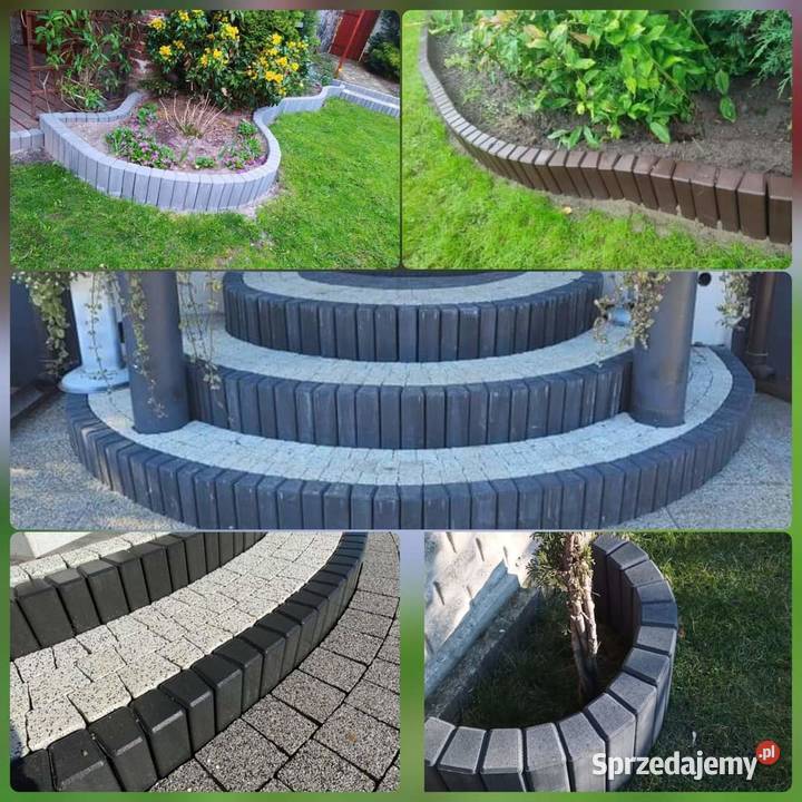 Palisady trapezowe kolorowe wysokości 30