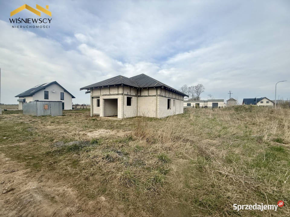 Dom wolnostojacystan surowy otwartyKończewice Kończewice sprzedam