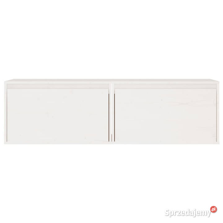 Szafki ścienne 2 białe 60x30x35 lite drewno mazowieckie