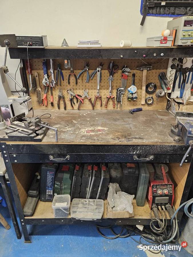 Stół warsztatowy wzmocniony imadło stojak lubelskie Lublin