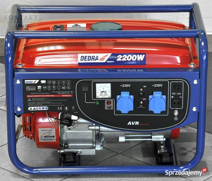DEDRA DEGB2510 AGREGAT GENERATOR PRĄDOTWÓRCZY z Dom i Ogród Opalenica sprzedam