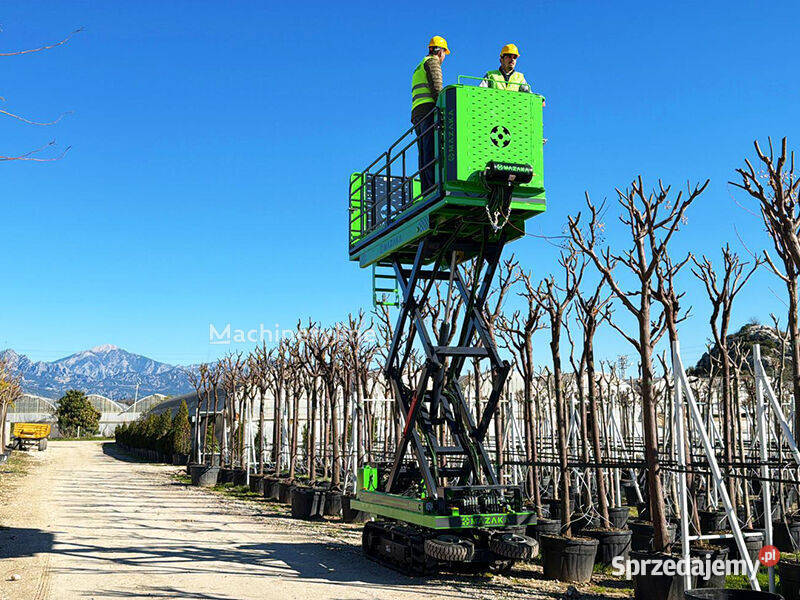 Platforma gąsienicowaAGRILIFT C65D zasięg