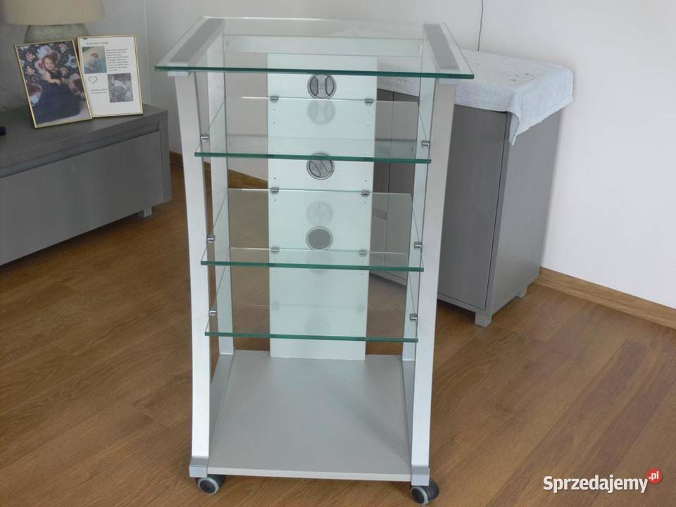 Stolik szafka pod sprzęt audio szkło podkarpackie Jasło sprzedam