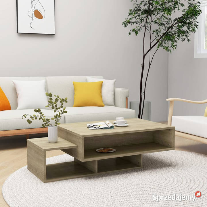 Stolik kawowy dąb sonoma 105x55x32 materiał mazowieckie Warszawa