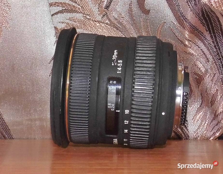 Obiektyw szerokokątny Sigma 1020mm 456 EX DC HSM mazowieckie Warszawa