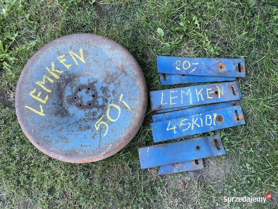 Listwa odkładani i koło do pługa Lemke 8 sztuk Krotoszyn