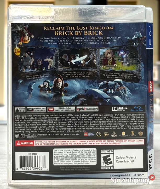 Gra 3 Lego Hobbit Elbląg