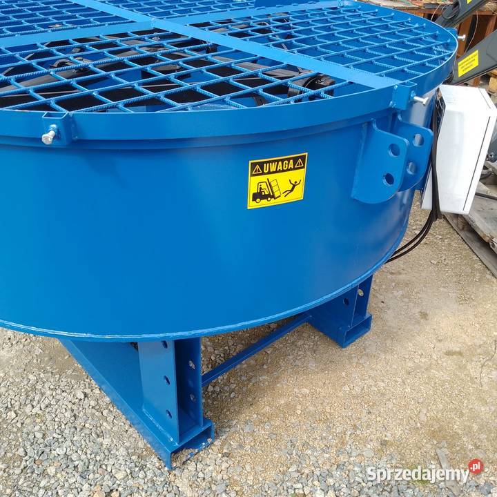 Betoniarka planetarnamikser elektryczna 1200L Żnin