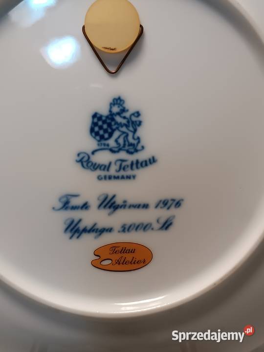 Royal TETTAU Talerz Kolekcjonerski Julen 1976