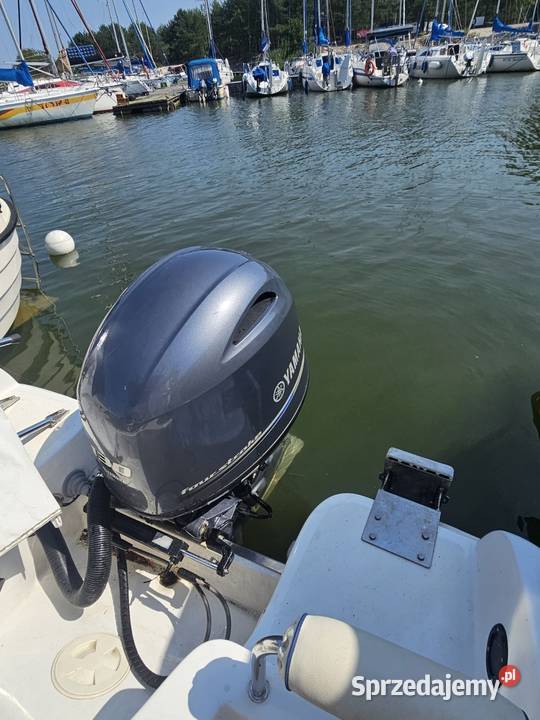 Łódź motorowa wędkarska motorówka z przyczepą