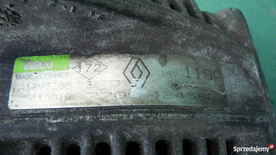 ALTERNATOR REANULT SCENIC 20 BENZYNA Krosno