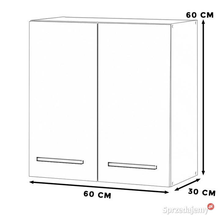 szafka kuchenna wisząca modułowa nowoczesna 60 30cm
