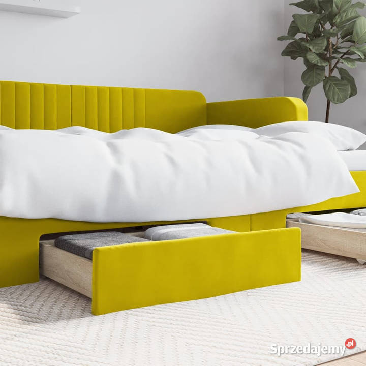 Szuflady pod łóżko 2 żółte WM833921 Pozostałe