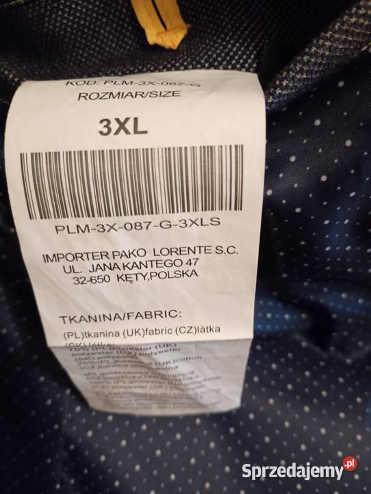 Sprzedam marynarkę męską rozmiar 3XL Sosnowiec