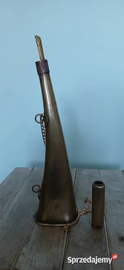 Stara trąbka sygnałowa Instrumenty dęte Kraków