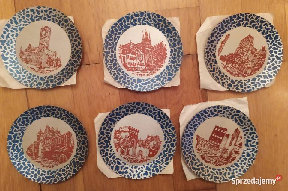 174 PODKŁADKI POD KIELISZKI METALOWE PAMIĄTKA Z Łódź
