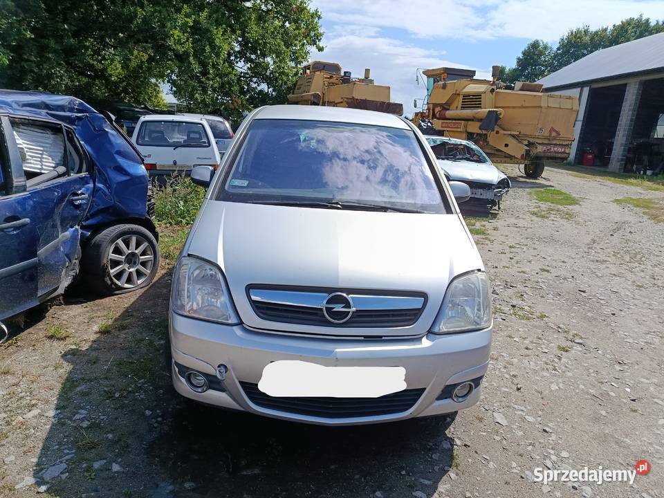 Opel Meriva 17 CDTI 74 kW 2006 r dawca części osobowe Samochody na części wielkopolskie Szklarka Myślniewska