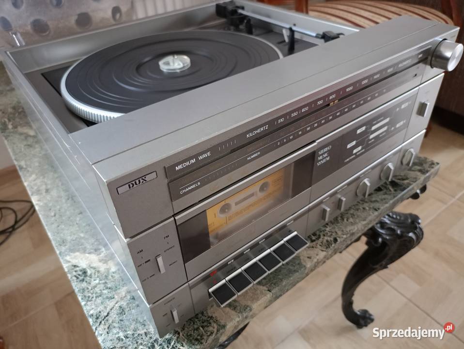 Gramofon Radio Magnetofon DUX Vintage wielkopolskie Drawski Młyn