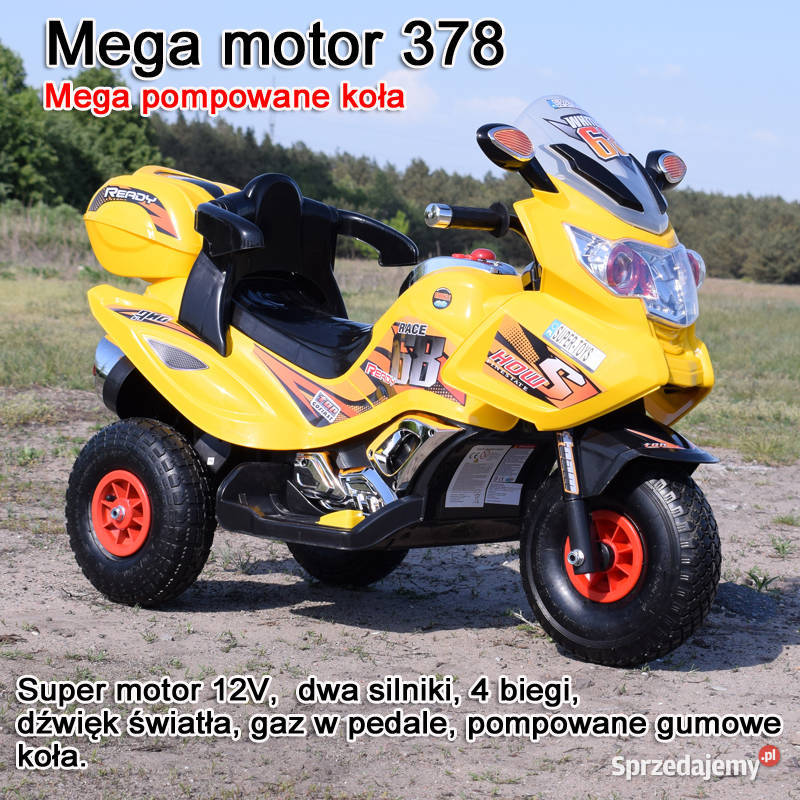 MEGA MOTOR 4 BIEGI2 SILNIKI STRONG 2OPARCIE