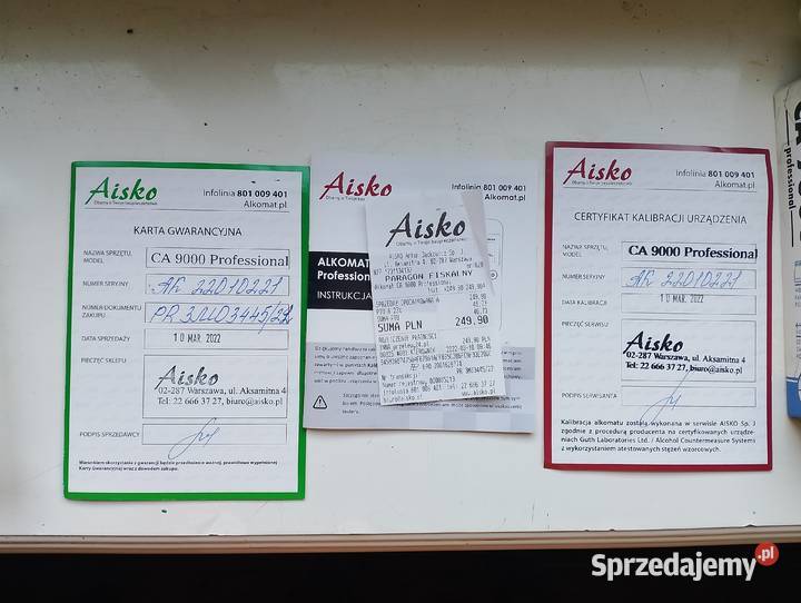 Alkomat CA 9000 Bytom sprzedam