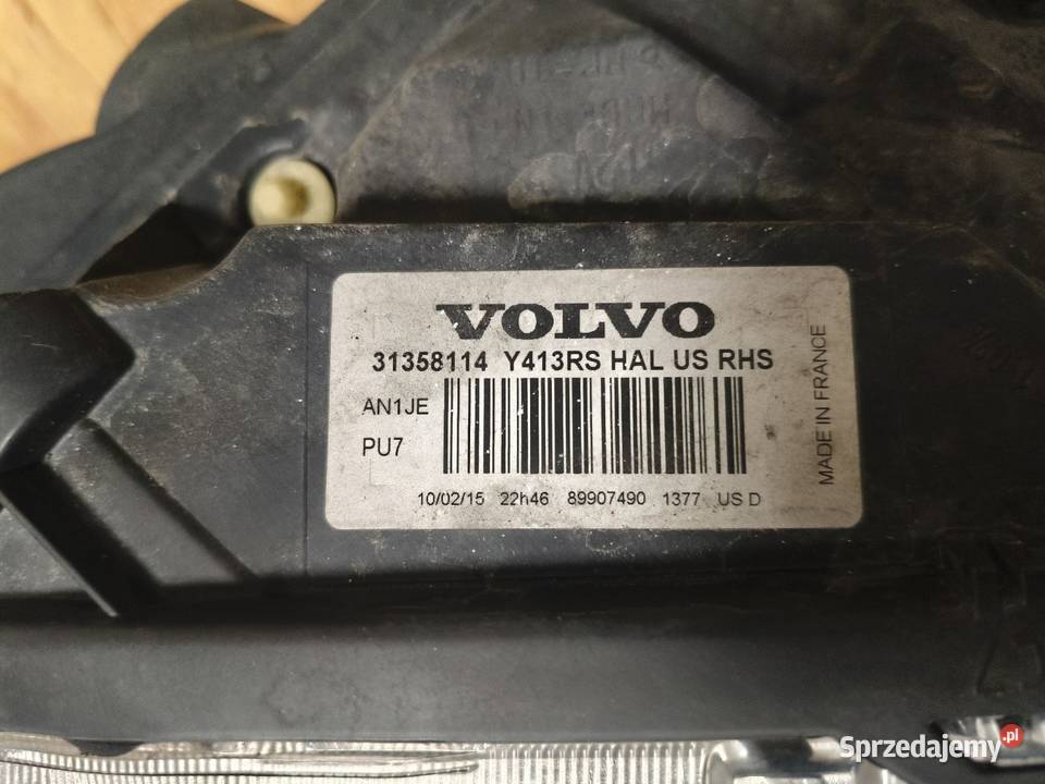 Reflektor prawy przód Volvo XC60 Krosno