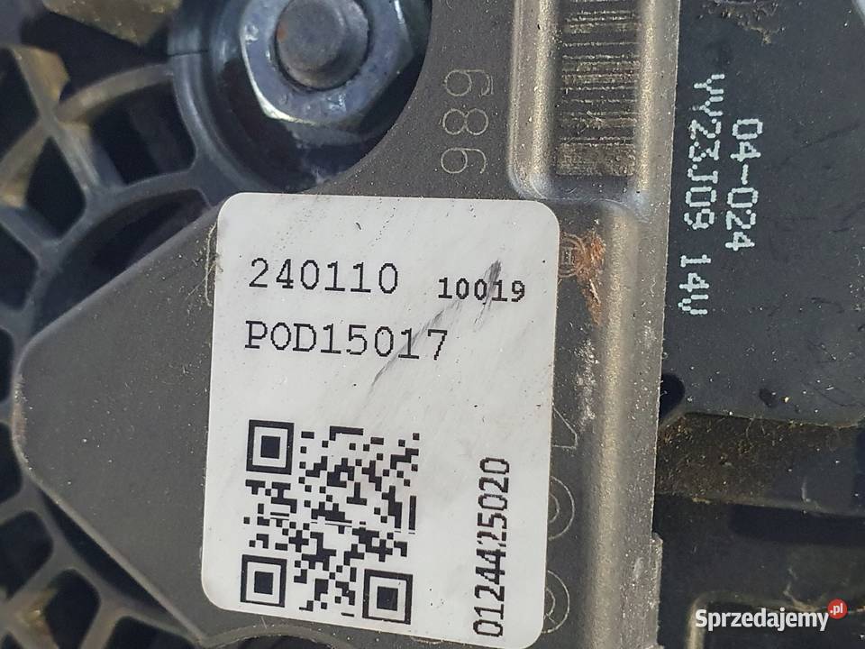 ALTERNATOR Opel Zafira B 16 16V 0124425020 Układ elektryczny silnika Chełm sprzedam