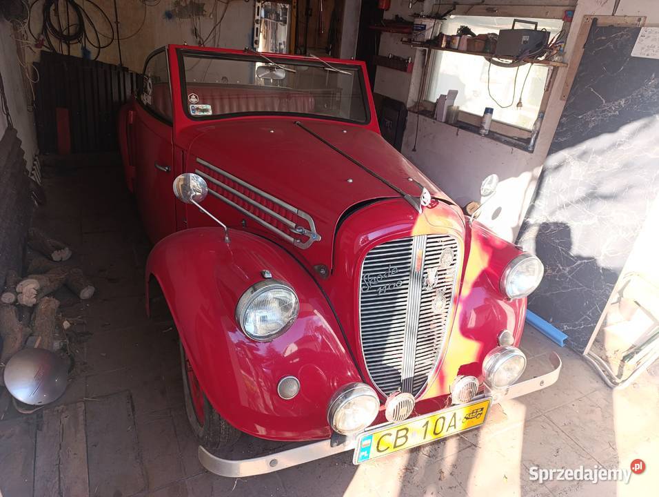 Skoda 420 popular Oldtimer zabytek Bydgoszcz Škoda kujawsko-pomorskie