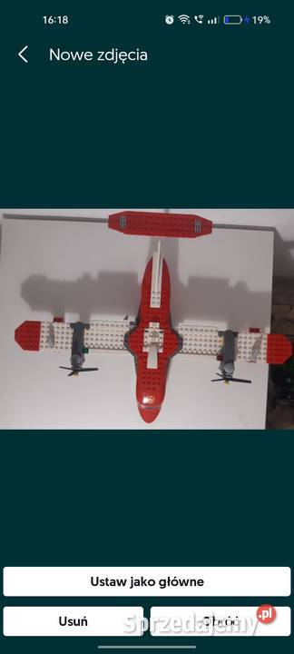 Samolot LEGO straż pożarna 5 lat+ Legionowo