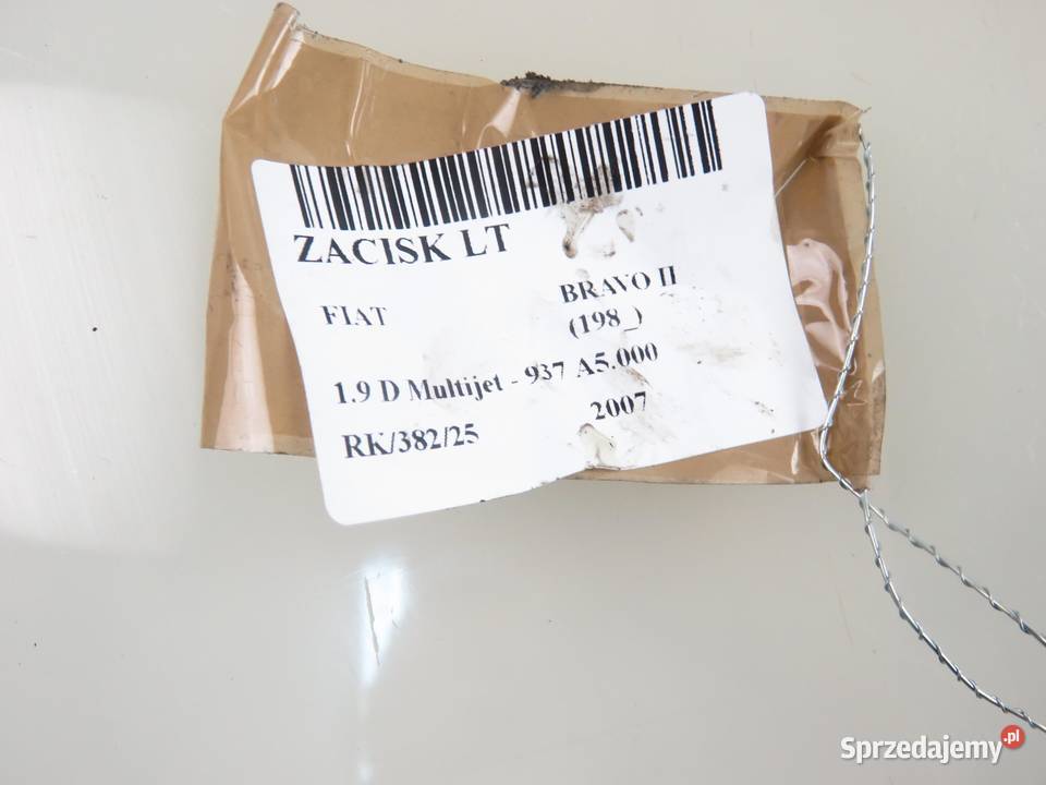 ZACISK LEWY TYŁ FIAT BRAVO II 19 D Multijet osobowe Zaciski i jarzma małopolskie